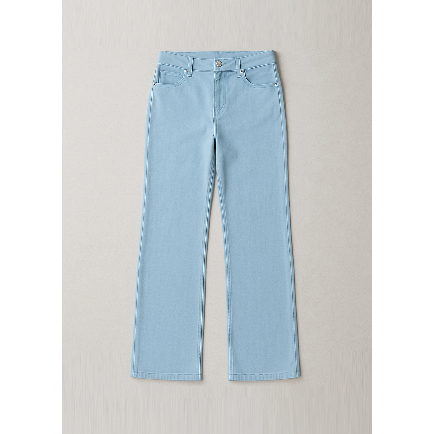 Cyan Blue Straight Leg Jeans | Montivo Pakistan