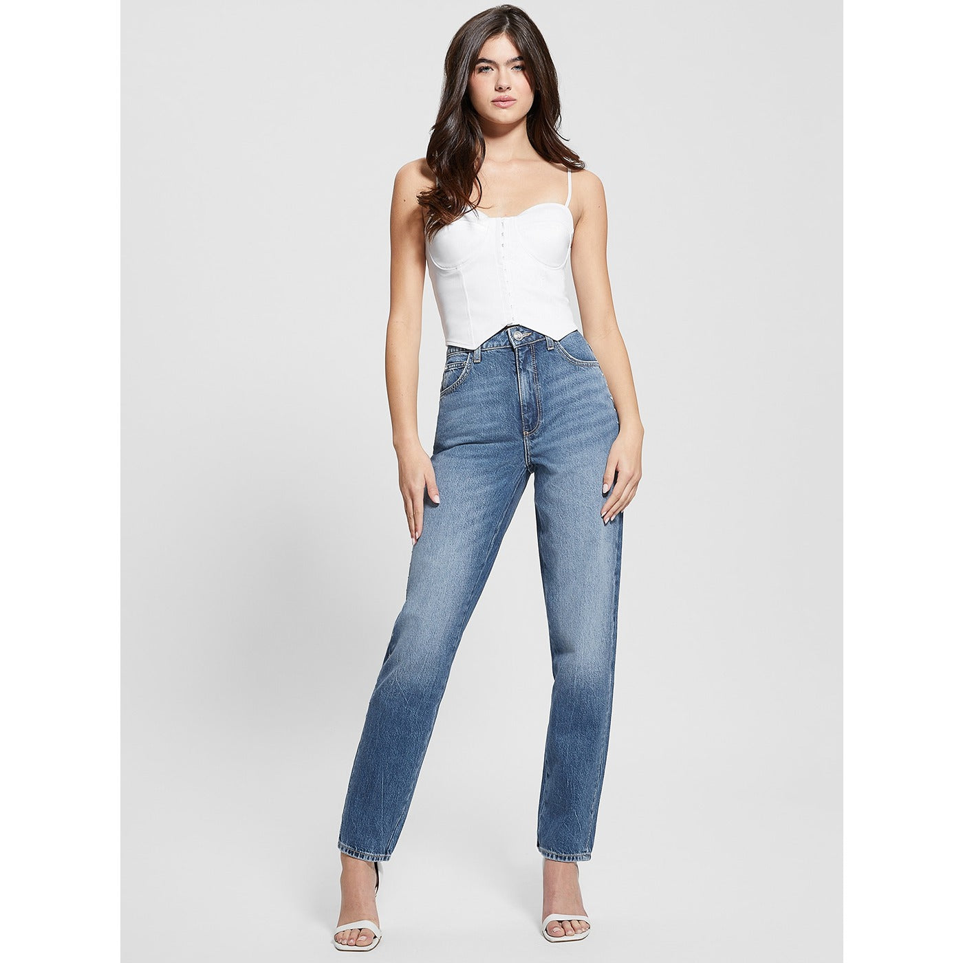 Mom Straight Blue Jeans | Montivo Pakistan