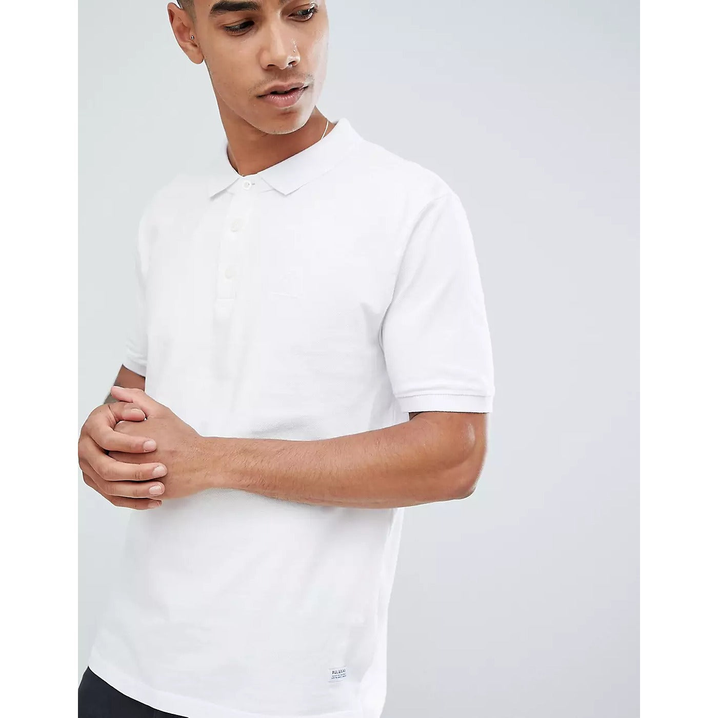 White Basic Collar Polo | Montivo Pakistan