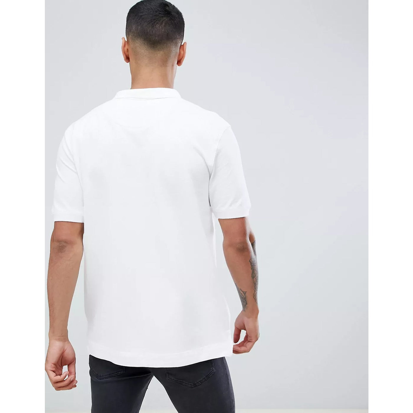 White Basic Collar Polo | Montivo Pakistan