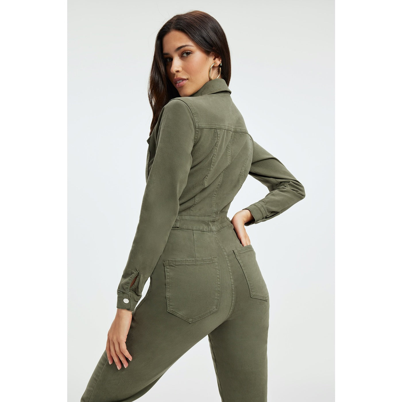 Green Denim Jumpsuit | Montivo Pakistan