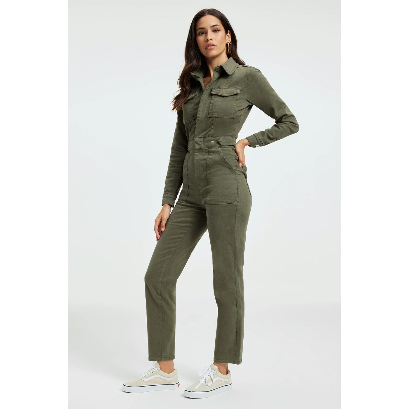 Green Denim Jumpsuit | Montivo Pakistan