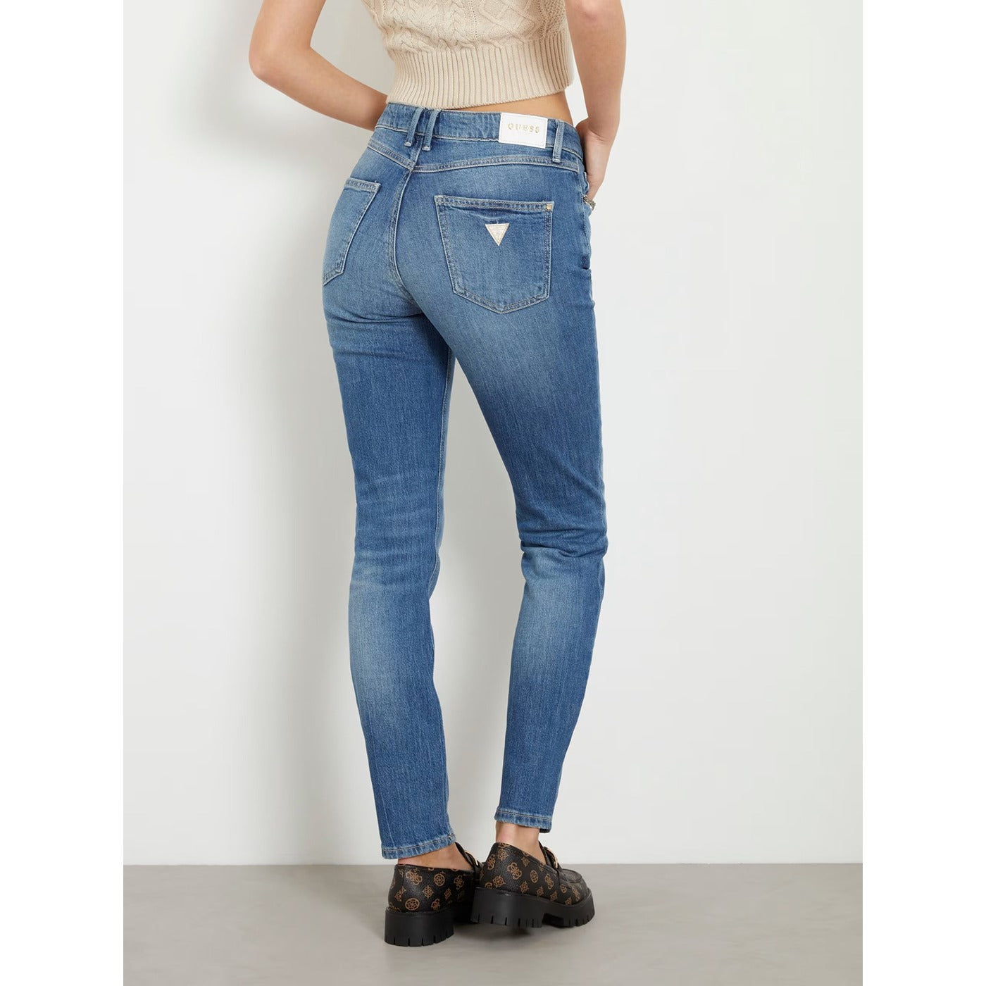 Blue High Rise Skinny Jeans | Montivo Pakistan