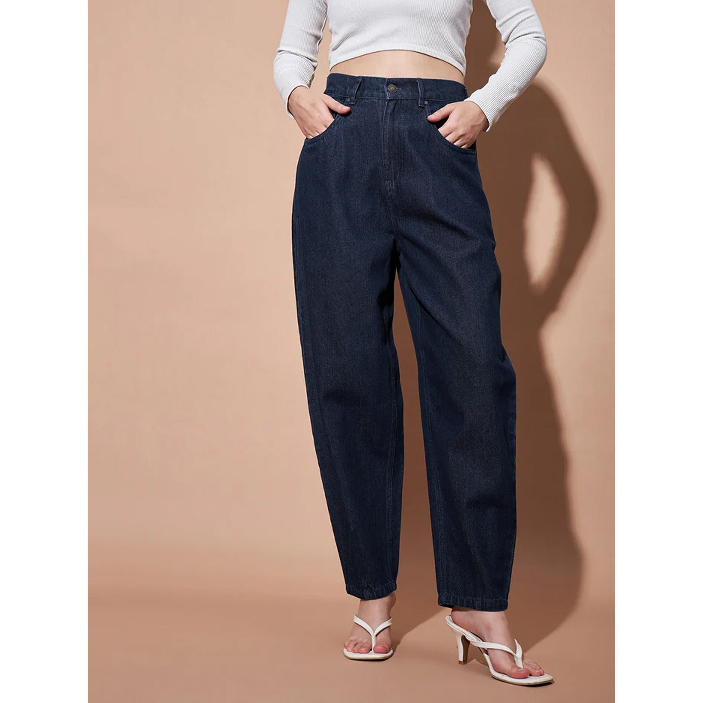 Rinse Wash High Rise Balloon Jeans | Montivo Pakistan