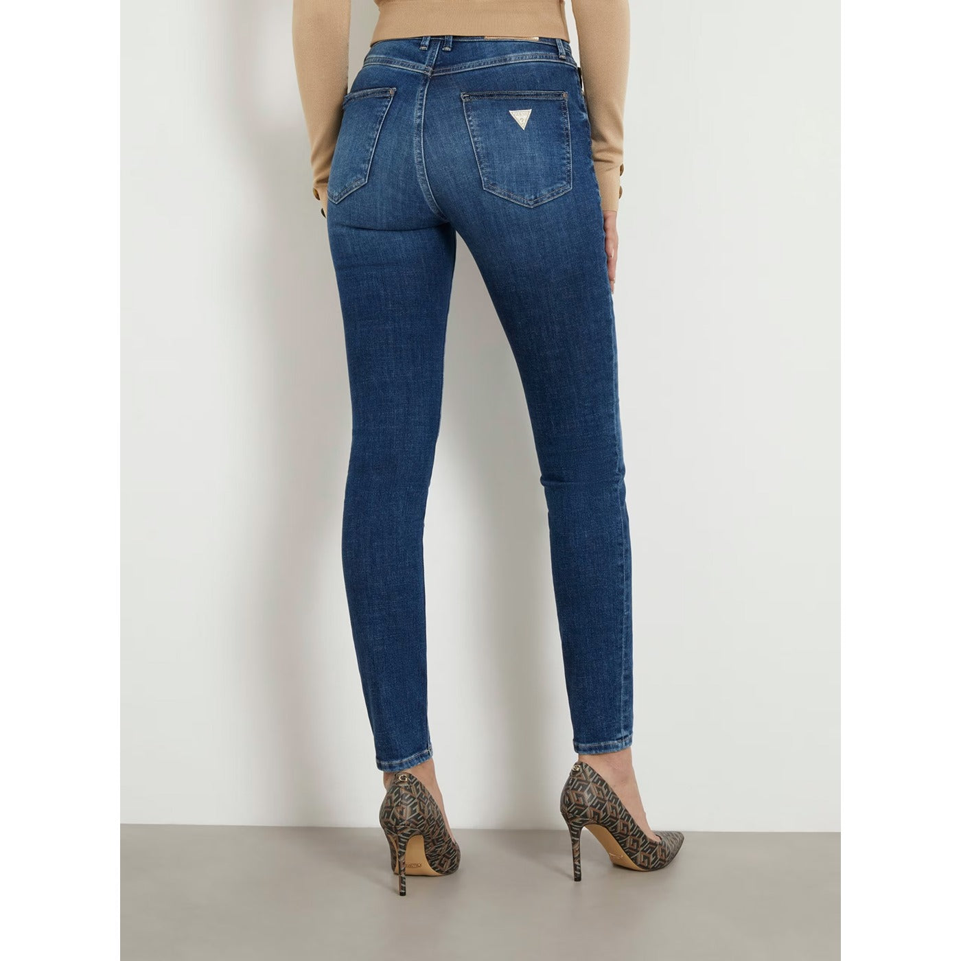 High Rise Blue Skinny Jeans | Montivo Pakistan
