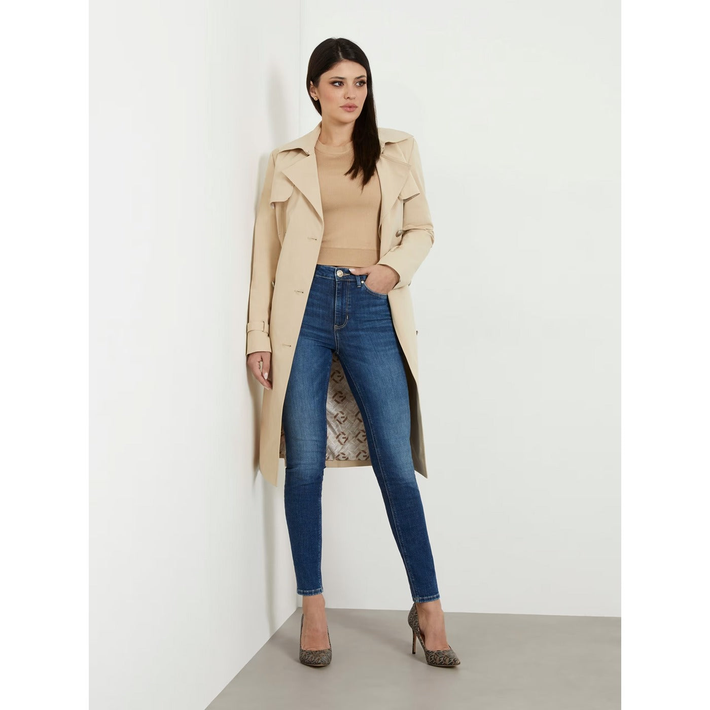 High Rise Blue Skinny Jeans | Montivo Pakistan