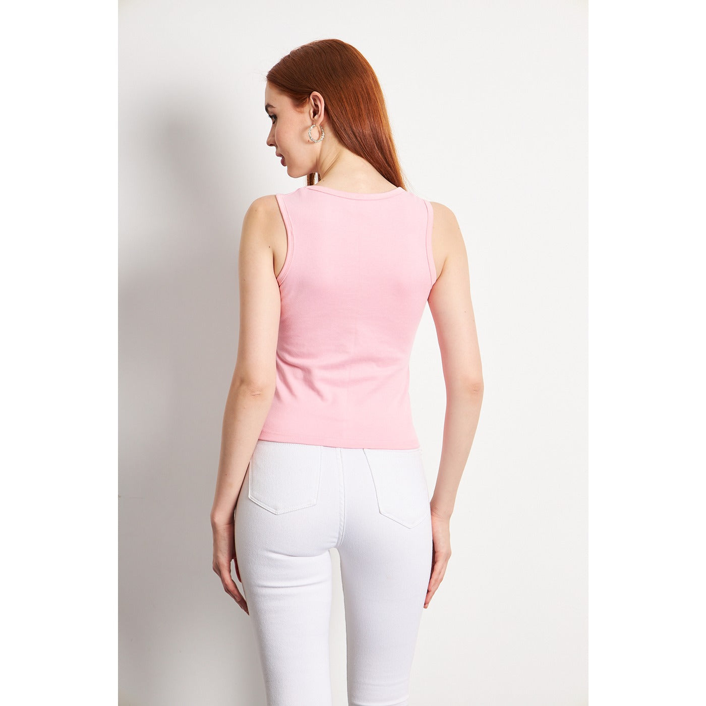 Pink Basic Tank Top | Montivo Pakistan