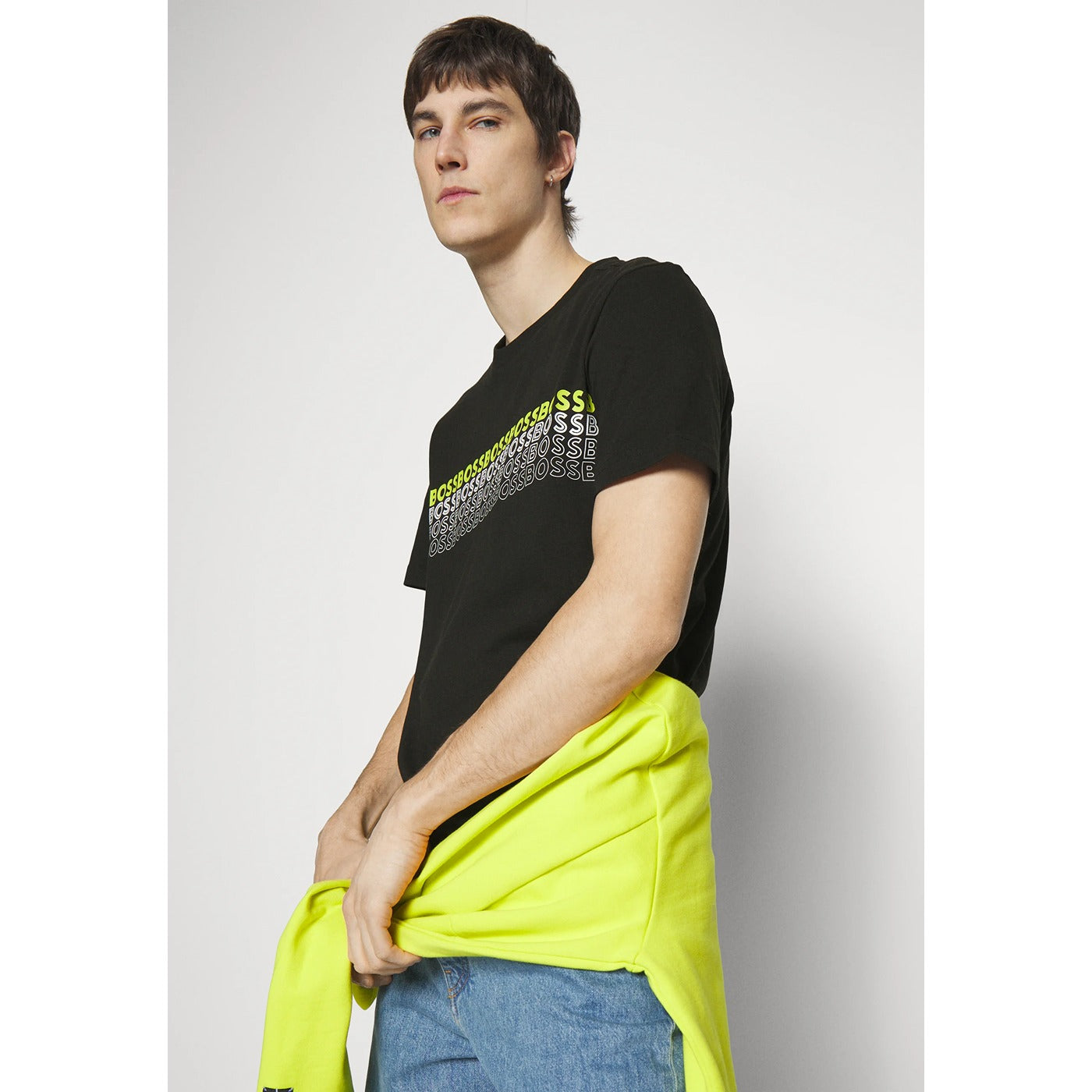 BS Black Logo Cotton Tshirt | Montivo Pakistan