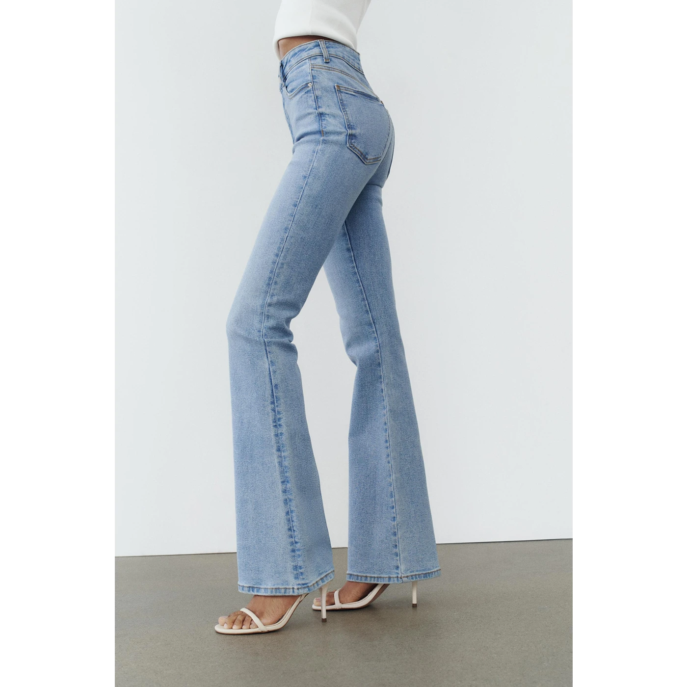 Light Blue Flare Jeans | Montivo Pakistan