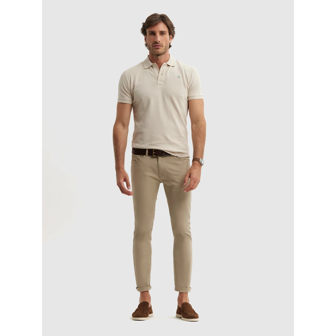 Beige Slim Fit Pants | Montivo Pakistan