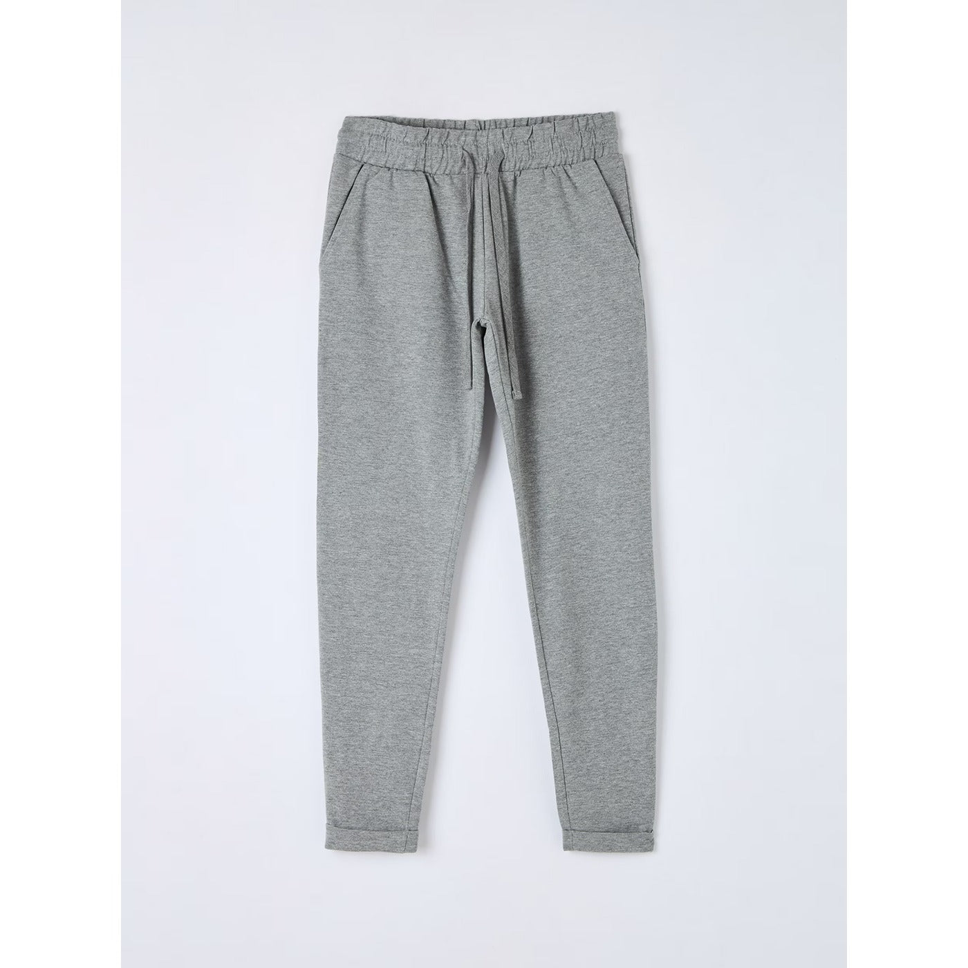 Grey Skinny-fit Lightweight Jogging Bottoms | Montivo Pakistan
