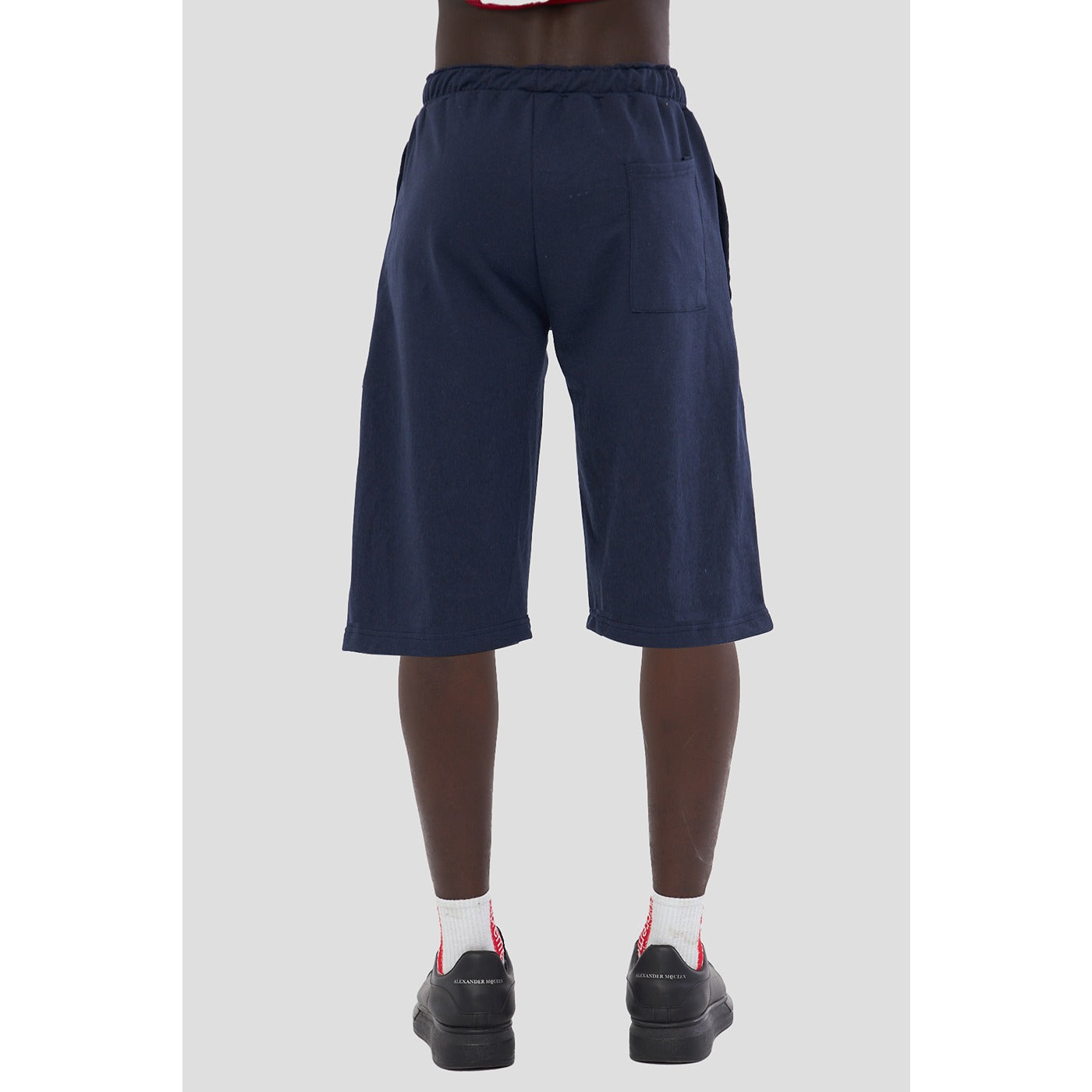 Navy 3/4 Relaxed Fit Shorts | Montivo Pakistan