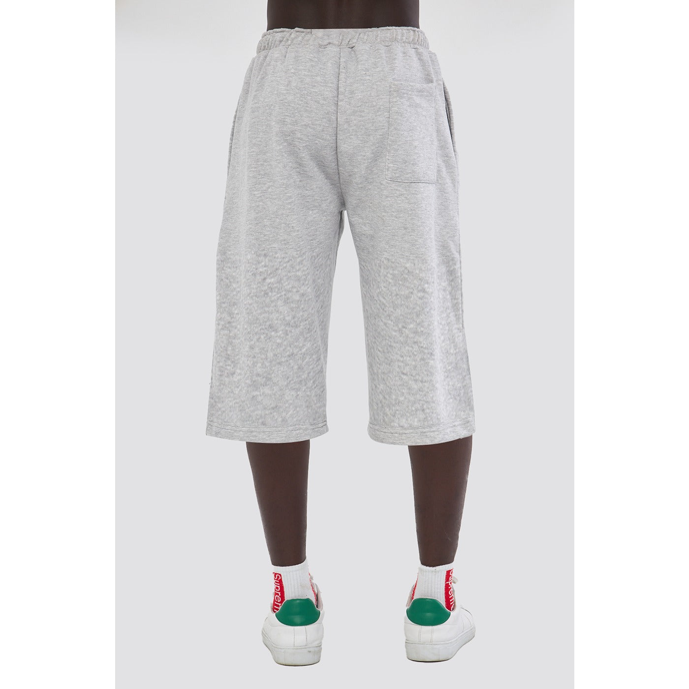 Grey 3/4 Relaxed Fit Shorts | Montivo Pakistan