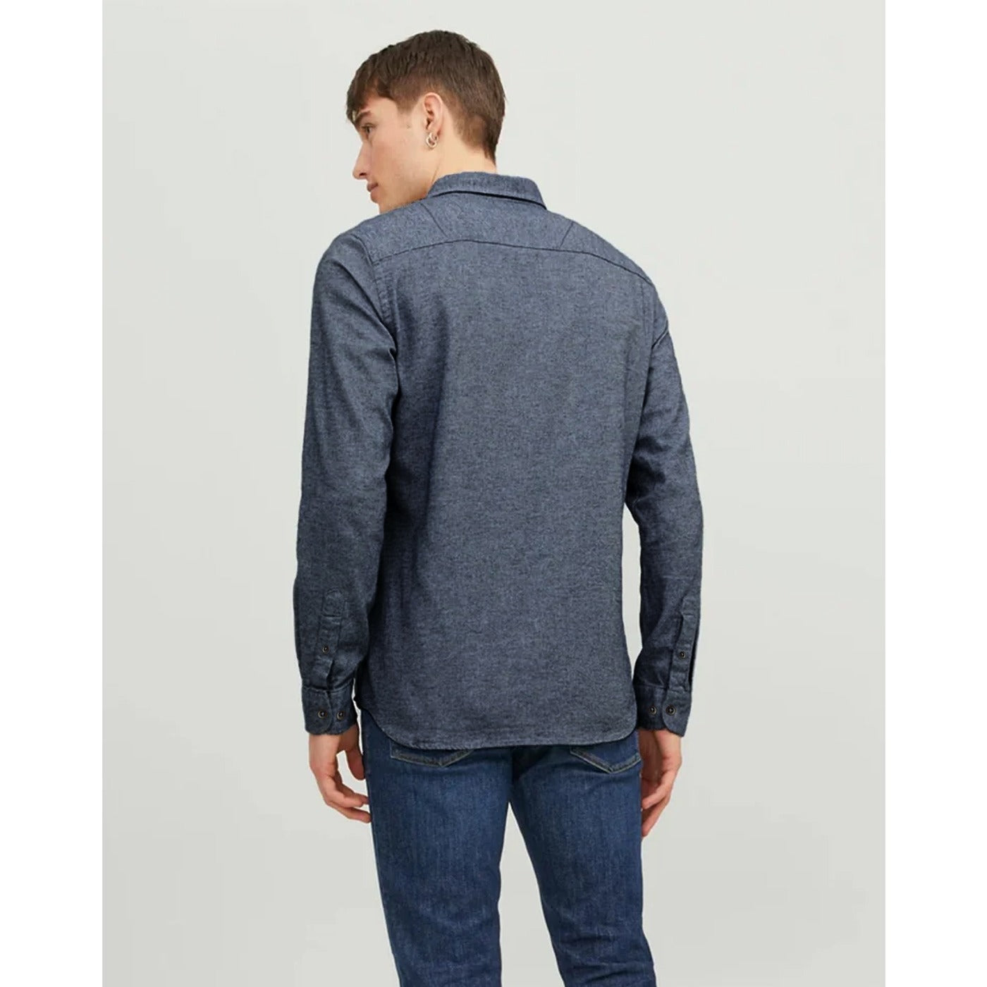 Denim Dark Blue Button Down Shirt | Montivo Pakistan