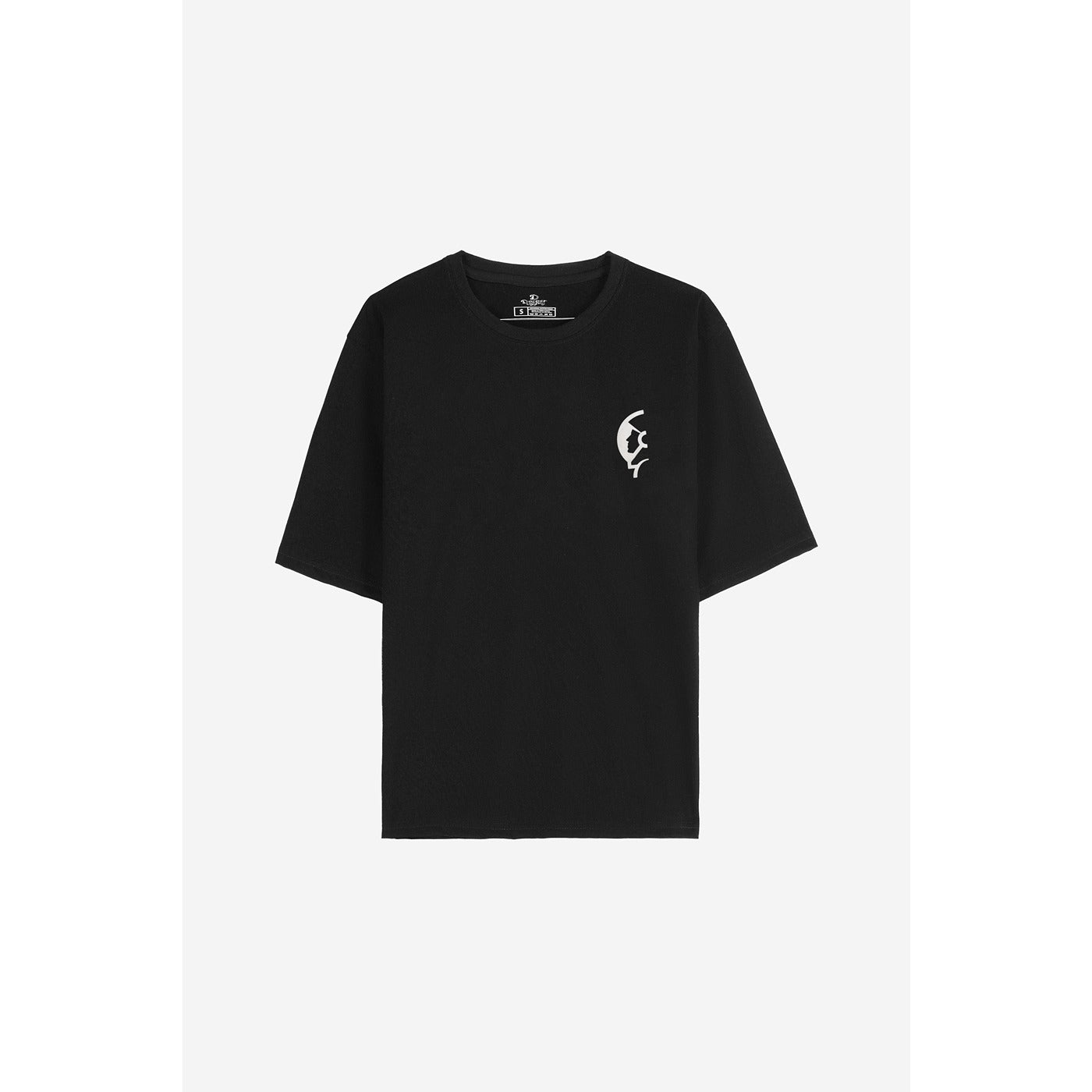 Space Roaming Black Oversized Tshirt | Montivo Pakistan