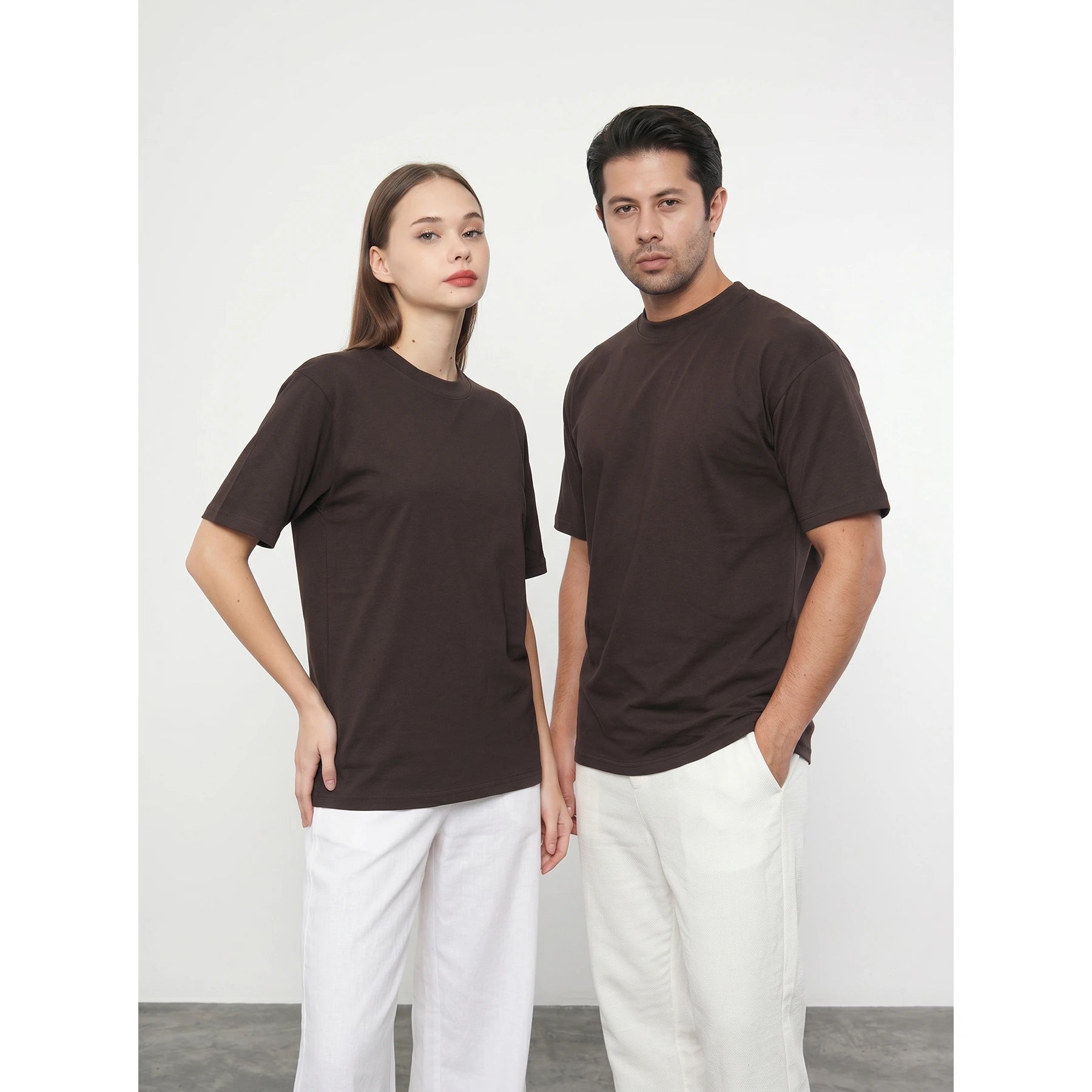 Brown Oversized Short Sleeves Tshirt | Montivo Pakistan