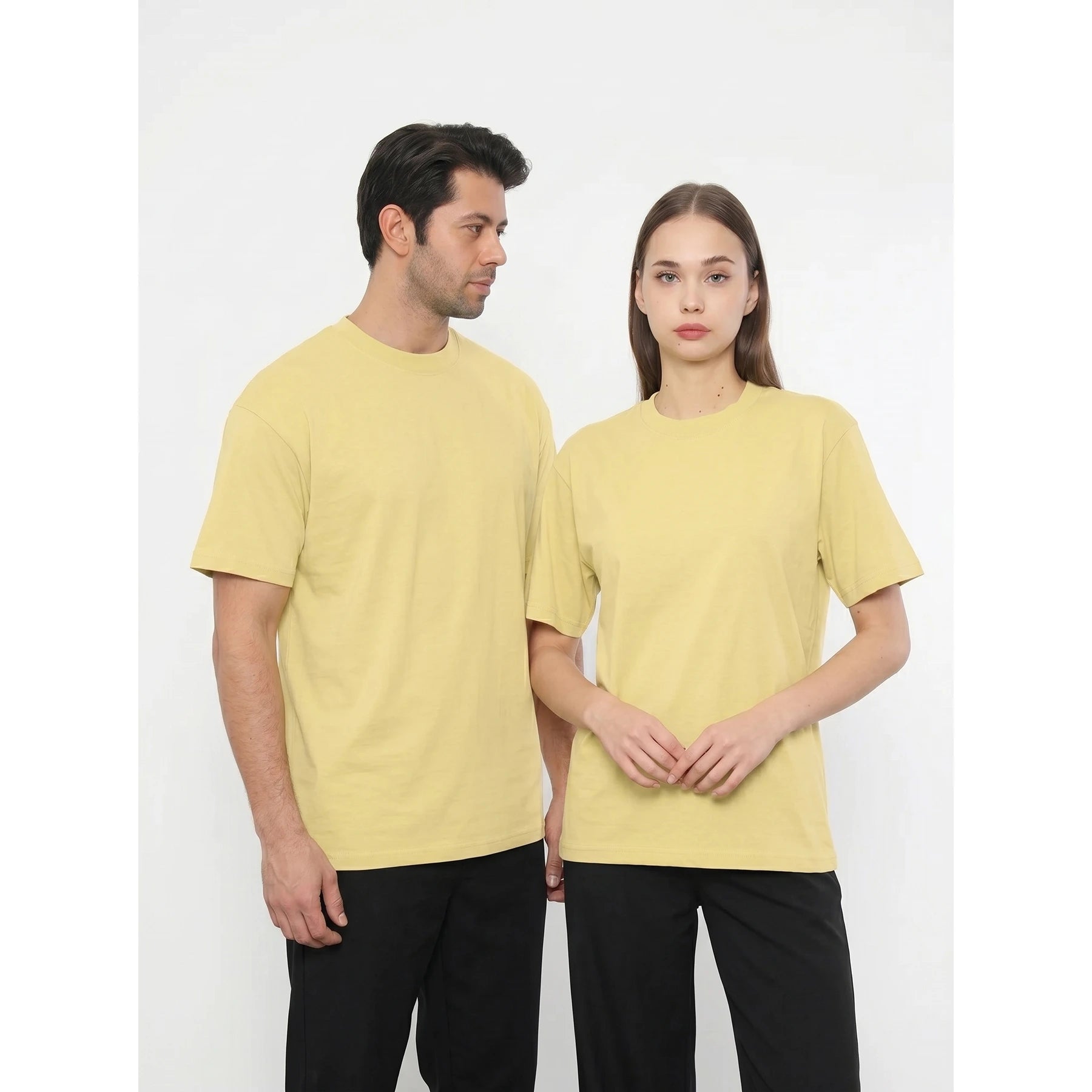 Yellow Oversized Short Sleeves Tshirt | Montivo Pakistan