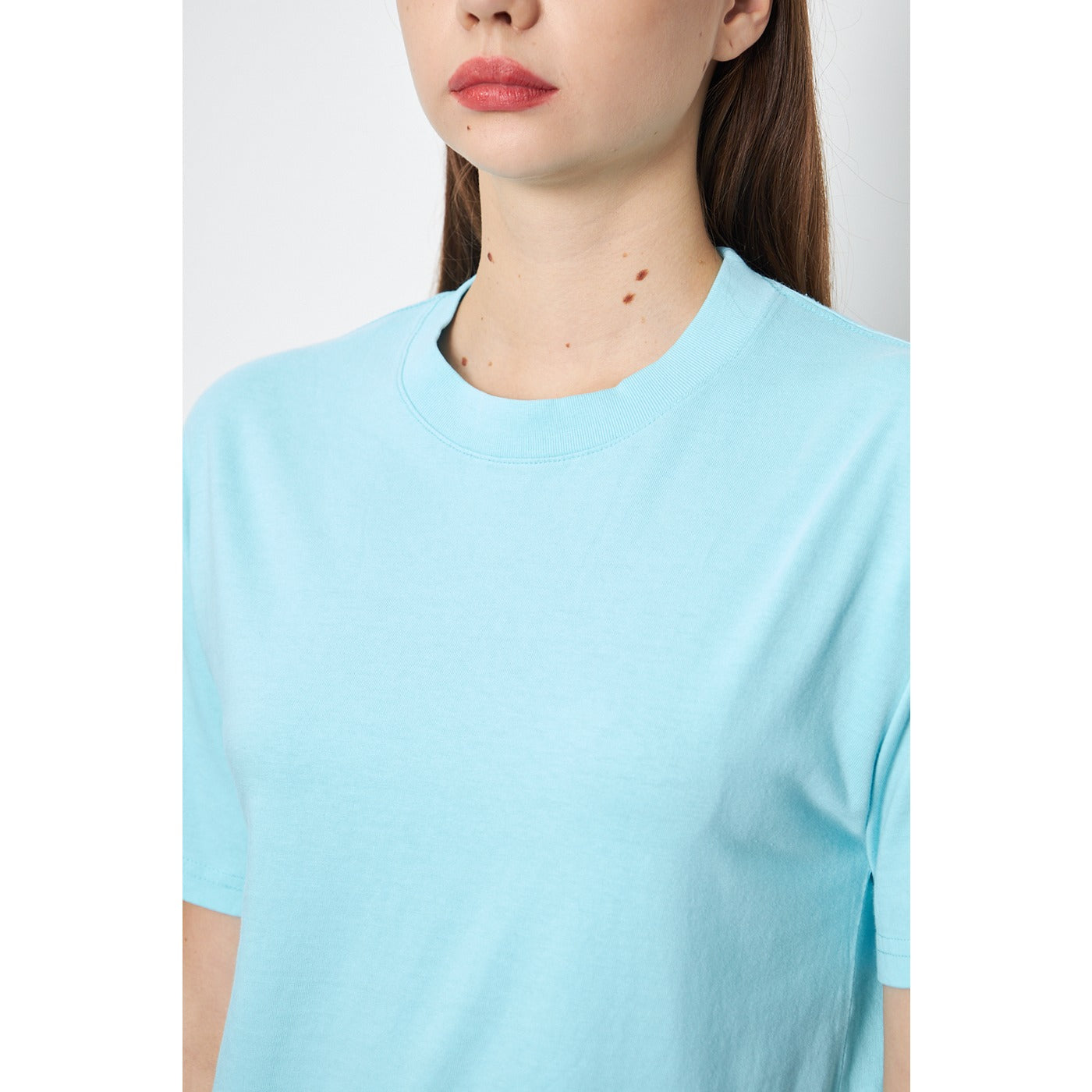 Light Blue Oversized Short Sleeves Tshirt | Montivo Pakistan