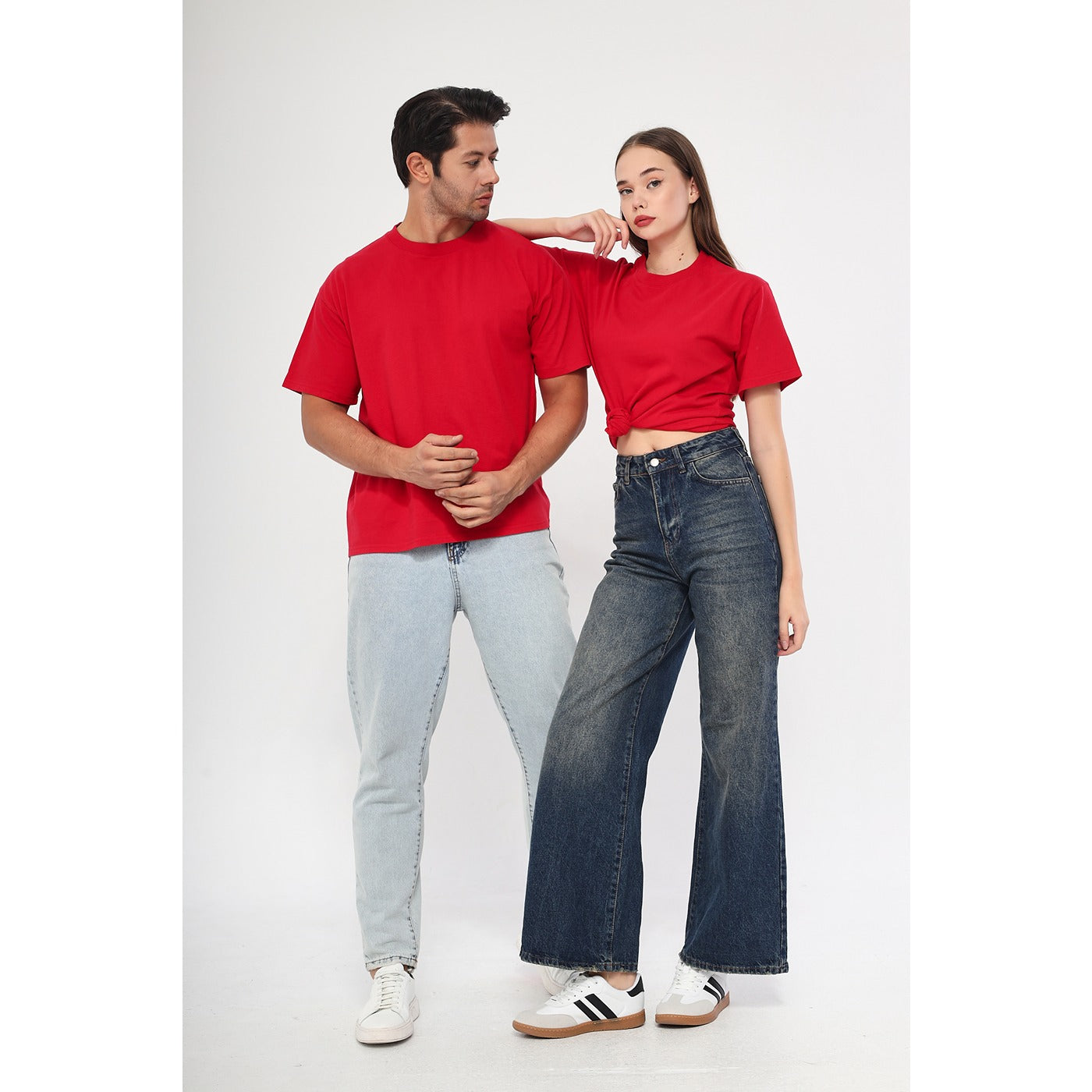 Red Oversized Short Sleeves Tshirt | Montivo Pakistan