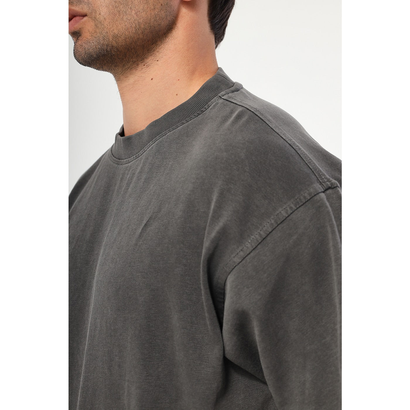 Charcoal Oversized Short Sleeves Tshirt | Montivo Pakistan