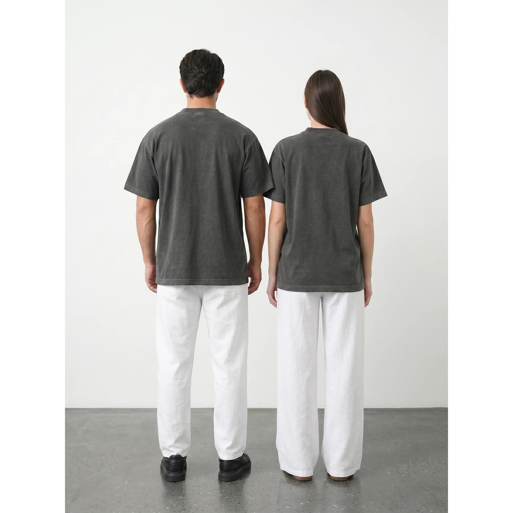 Charcoal Oversized Short Sleeves Tshirt | Montivo Pakistan