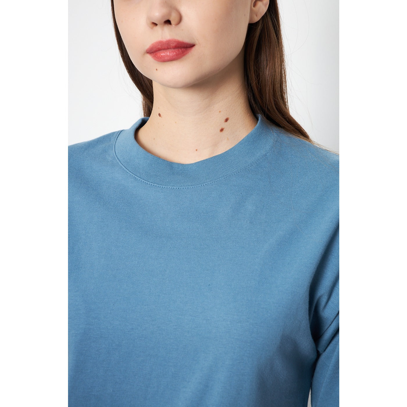 Teal Blue Oversized Short Sleeves Tshirt | Montivo Pakistan