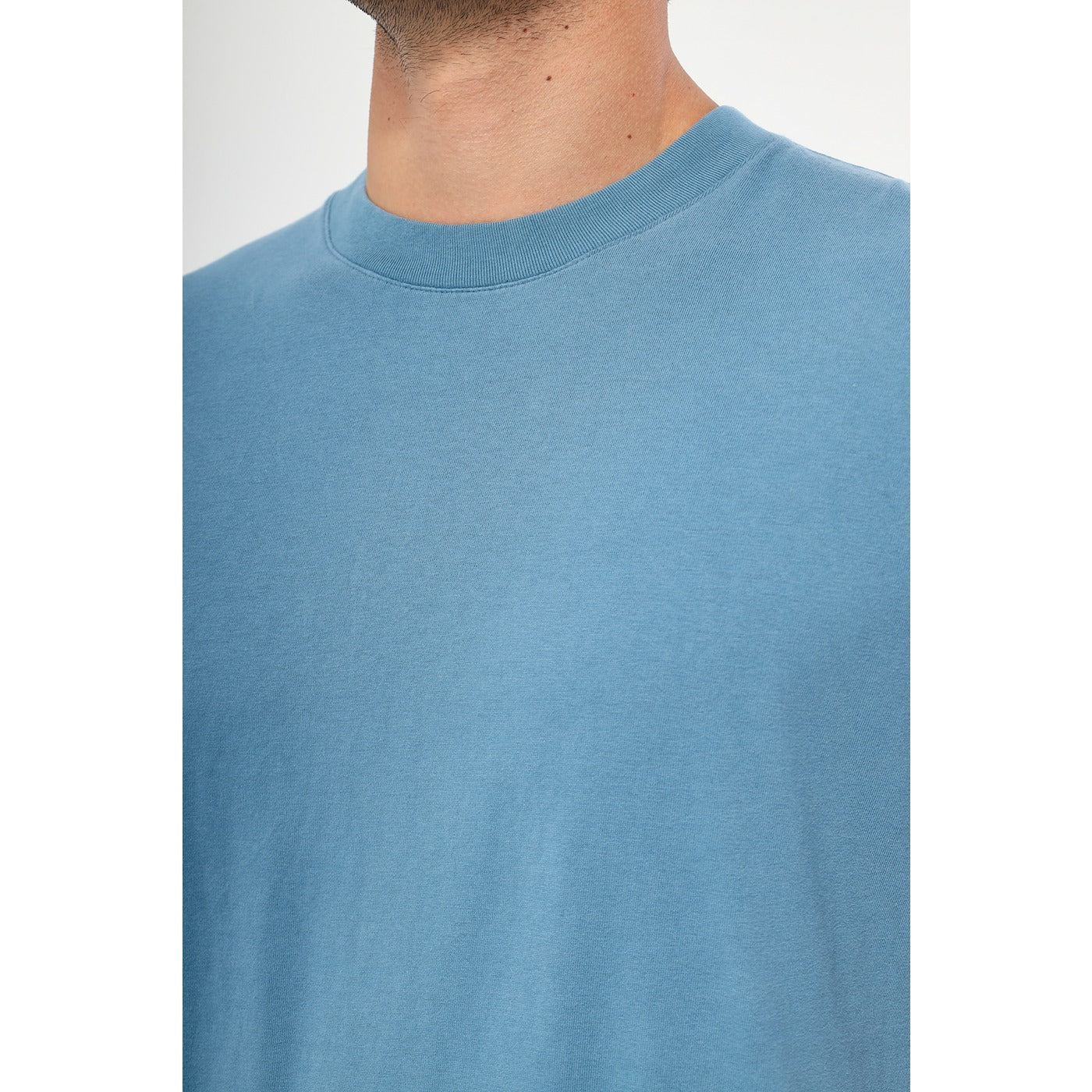 Teal Blue Oversized Short Sleeves Tshirt | Montivo Pakistan