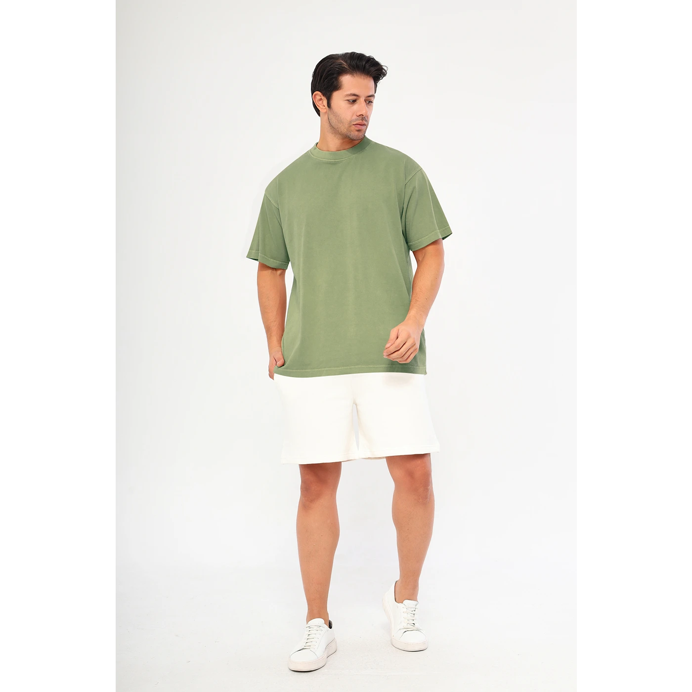 Green Oversized Short Sleeves Tshirt | Montivo Pakistan
