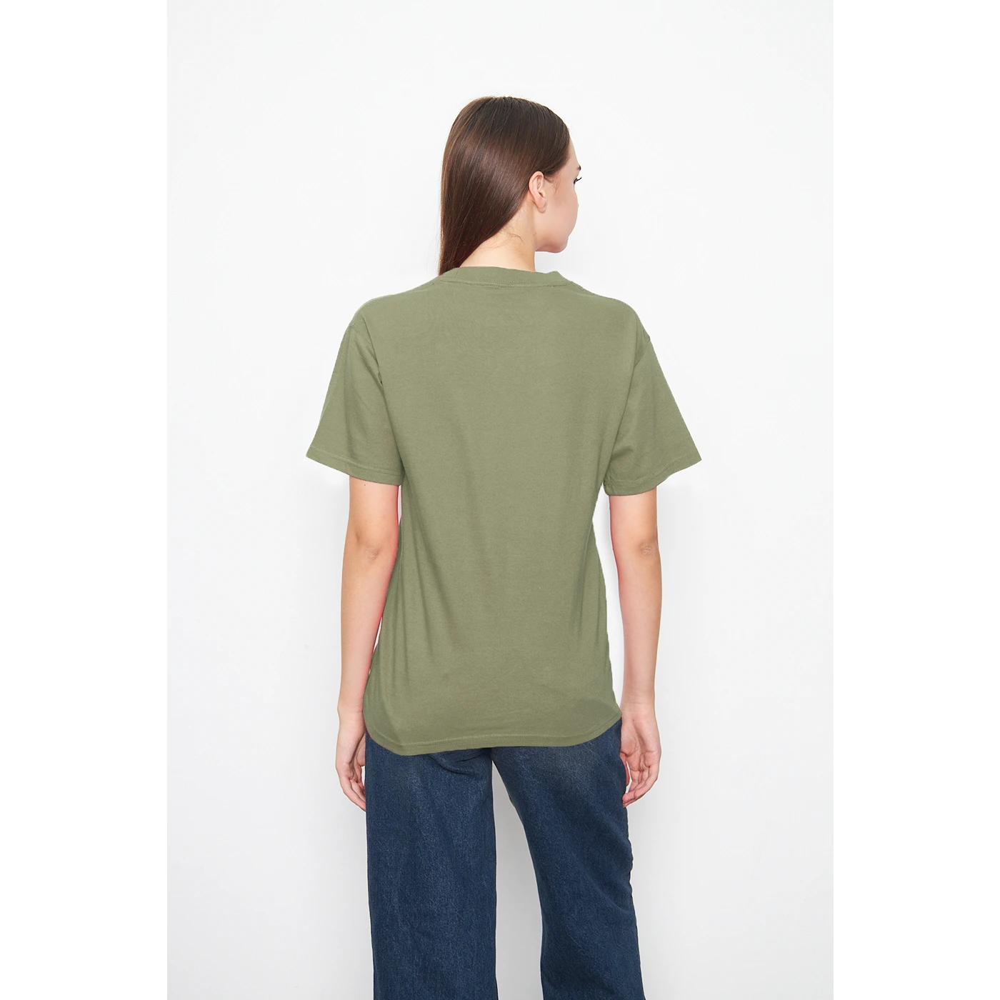 Olive Oversized Short Sleeves Tshirt | Montivo Pakistan