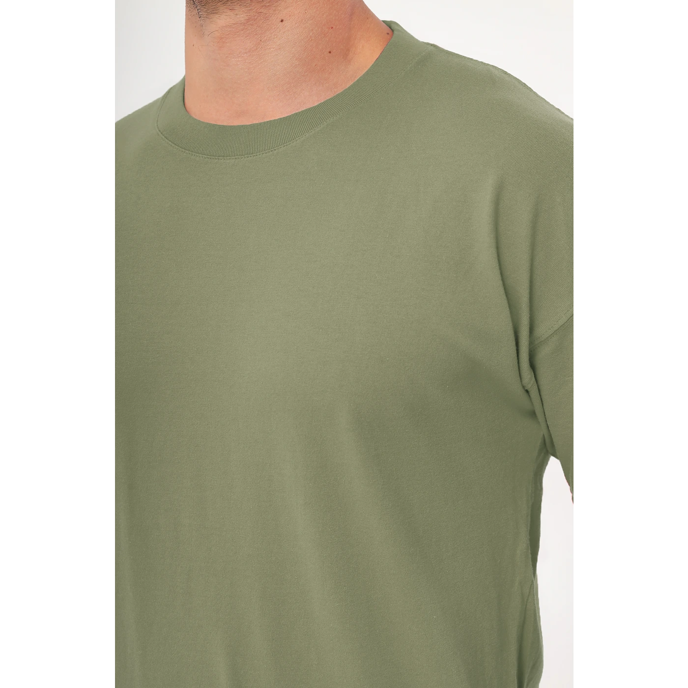 Olive Oversized Short Sleeves Tshirt | Montivo Pakistan