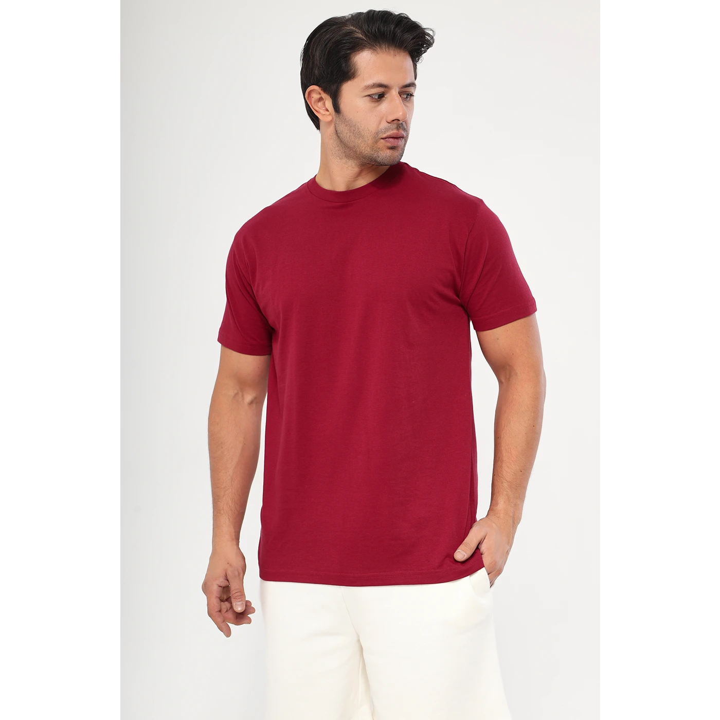 Red Slim Fit Tshirt | Montivo Pakistan