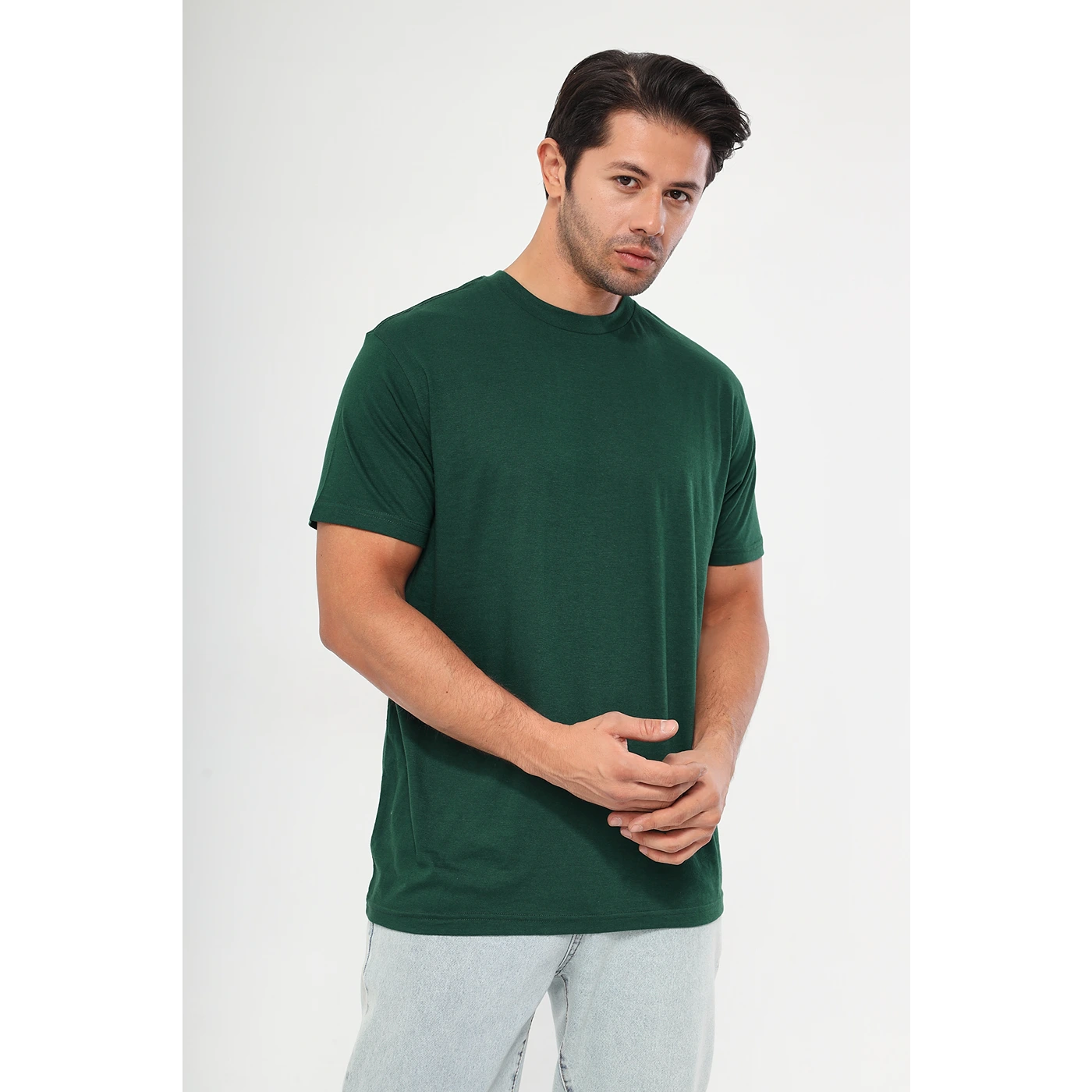 Green Slim Fit Tshirt | Montivo Pakistan