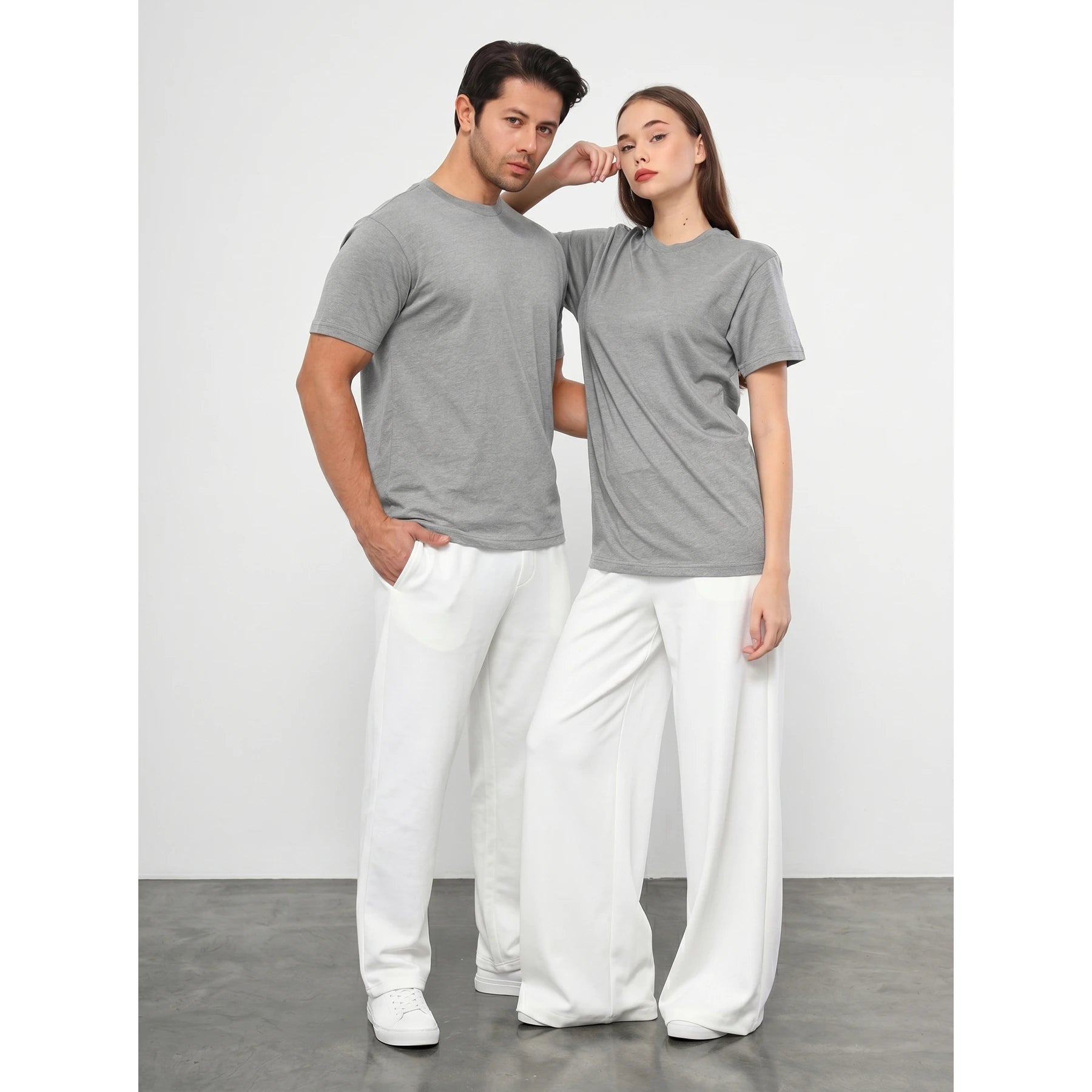 Grey Slim Fit Tshirt | Montivo Pakistan