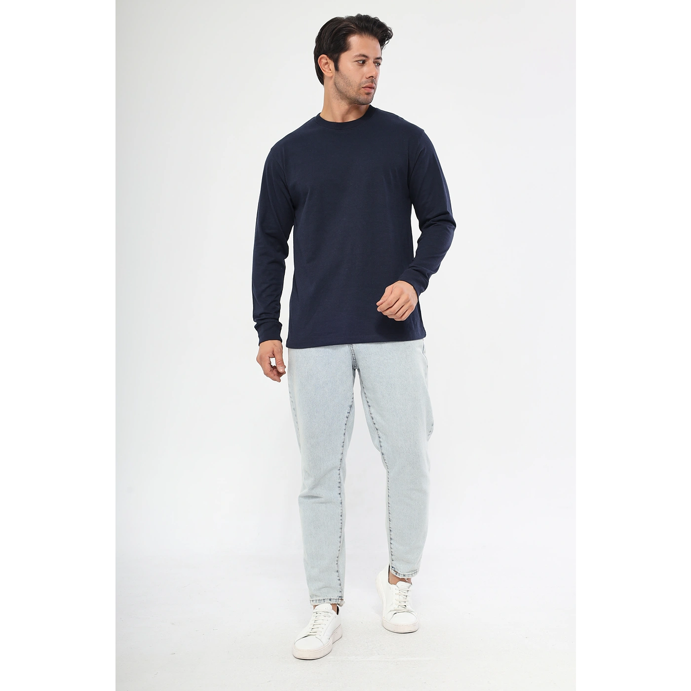 Navy Full Sleeves Tshirt | Montivo Pakistan
