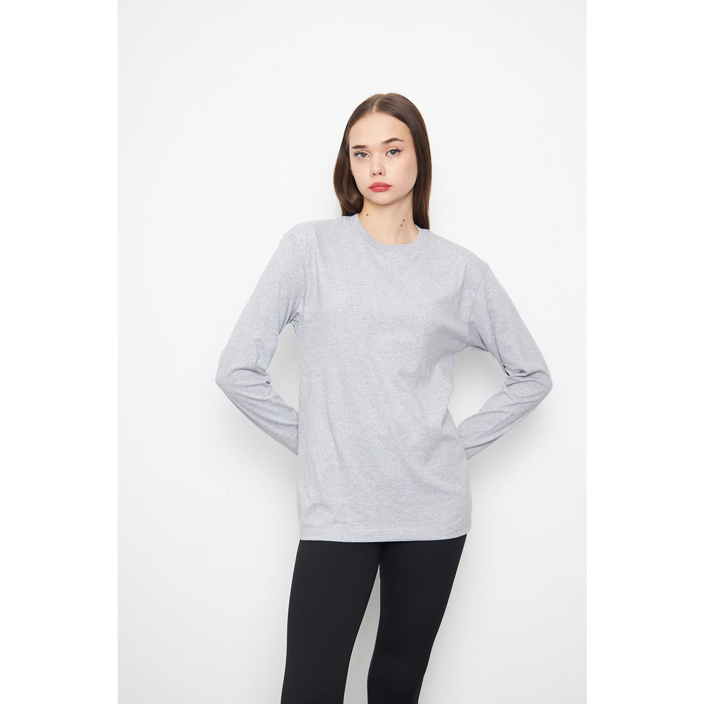 Grey Full Sleeves Tshirt | Montivo Pakistan