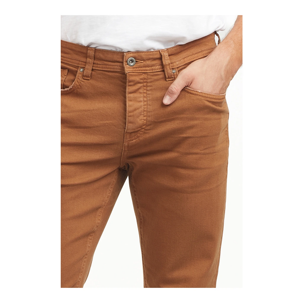Camel Slim Fit Pocket Jeans – Montivo