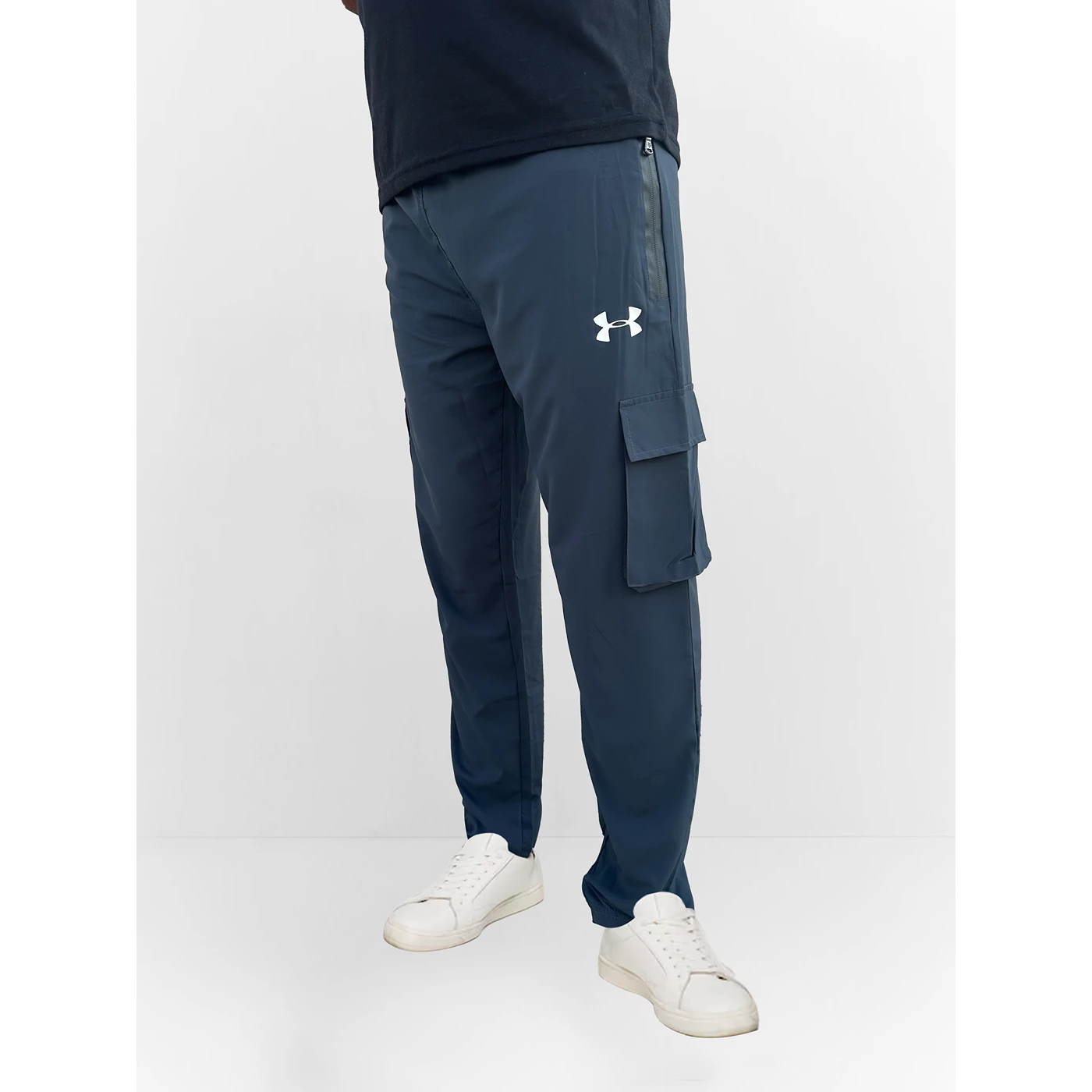 Steal Blue Cargo Sports Trousers | Montivo Pakistan