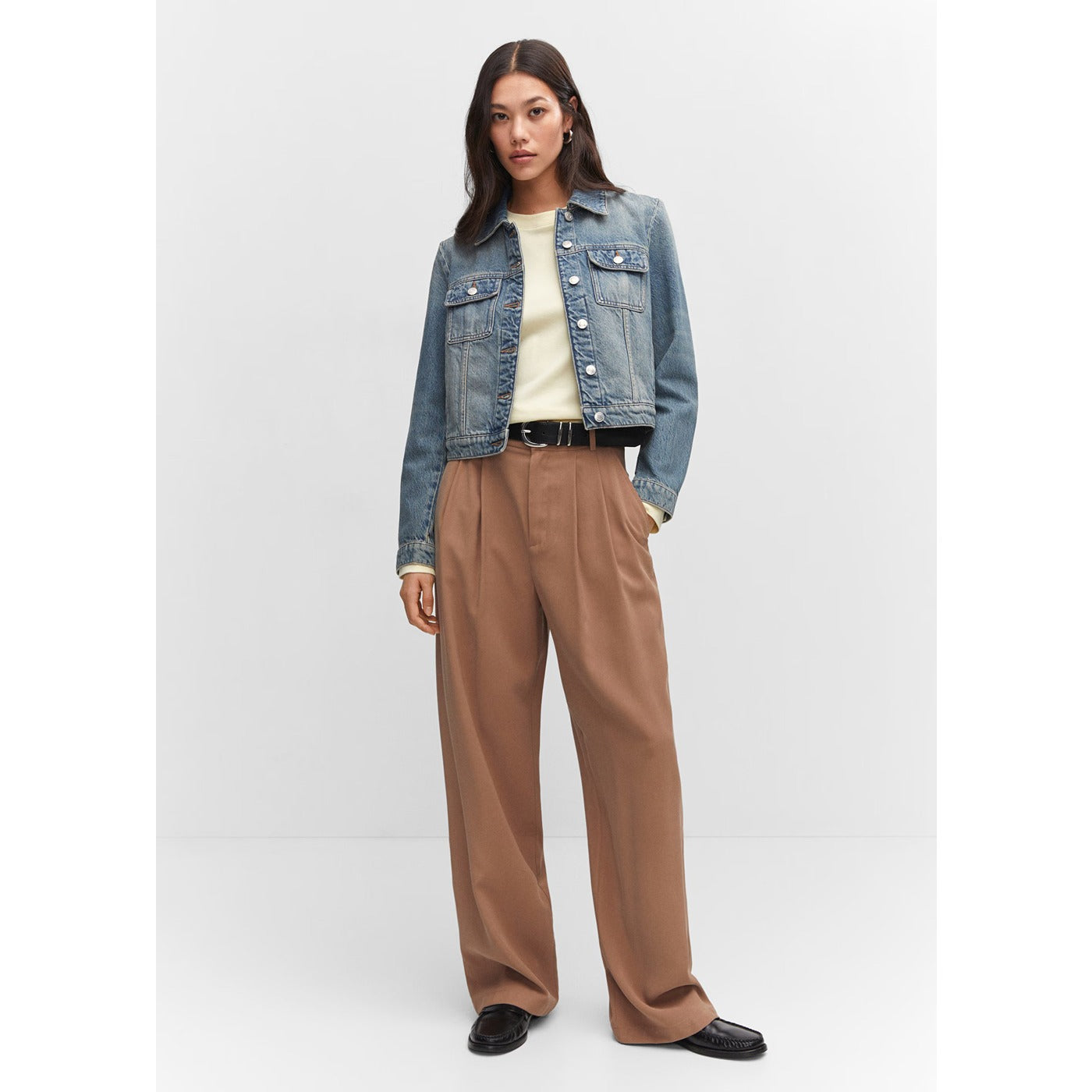 MNG Pocket Vintage Denim Jacket | Montivo Pakistan