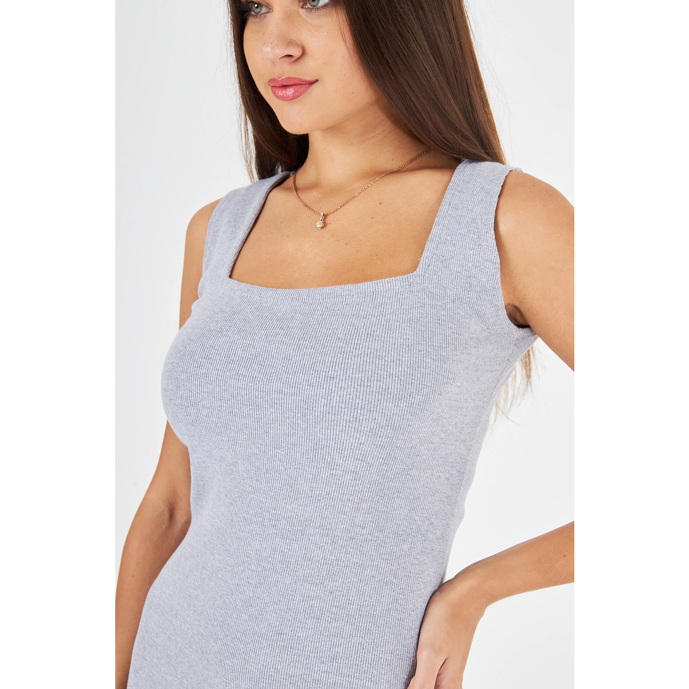 Grey Cardigan Dress Matching Set | Montivo Pakistan