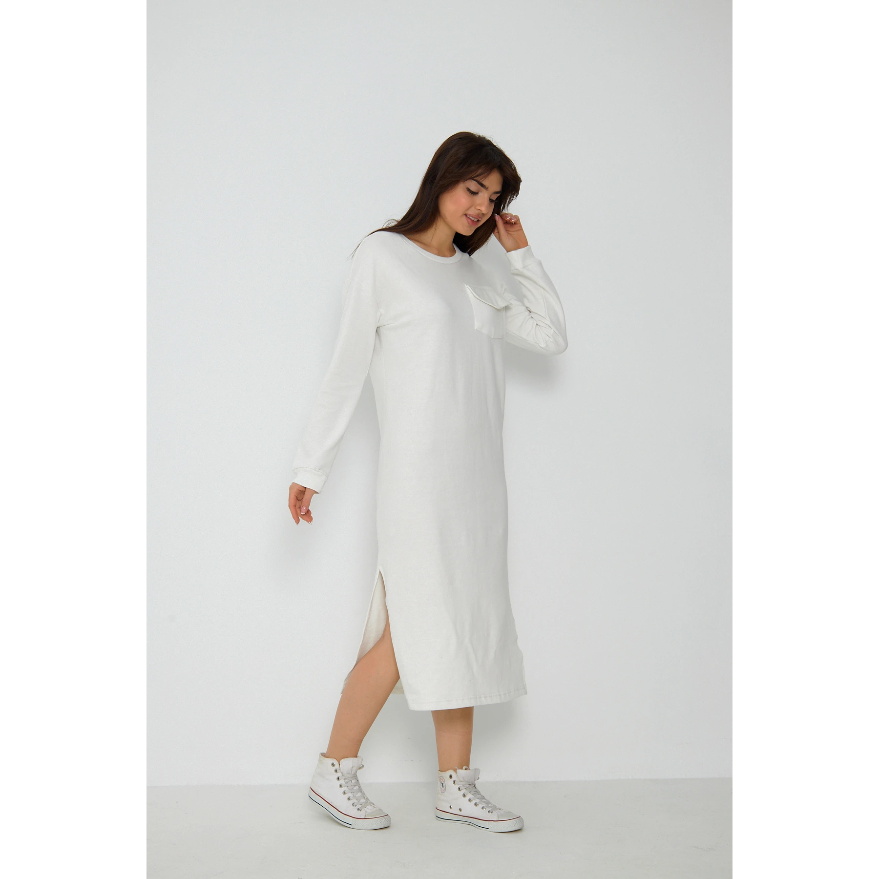 White Long Maxi Dress | Montivo Pakistan