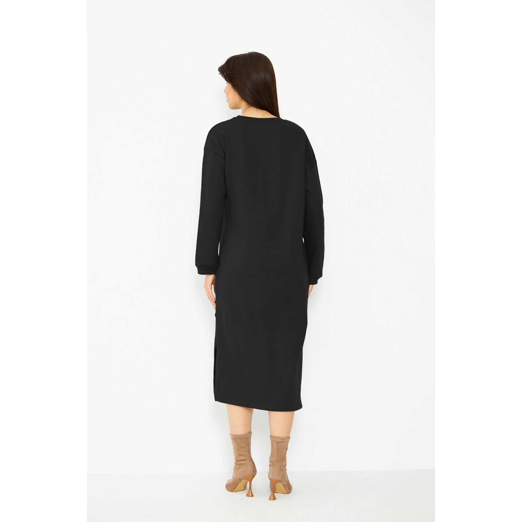 Black Long Maxi Dress | Montivo Pakistan