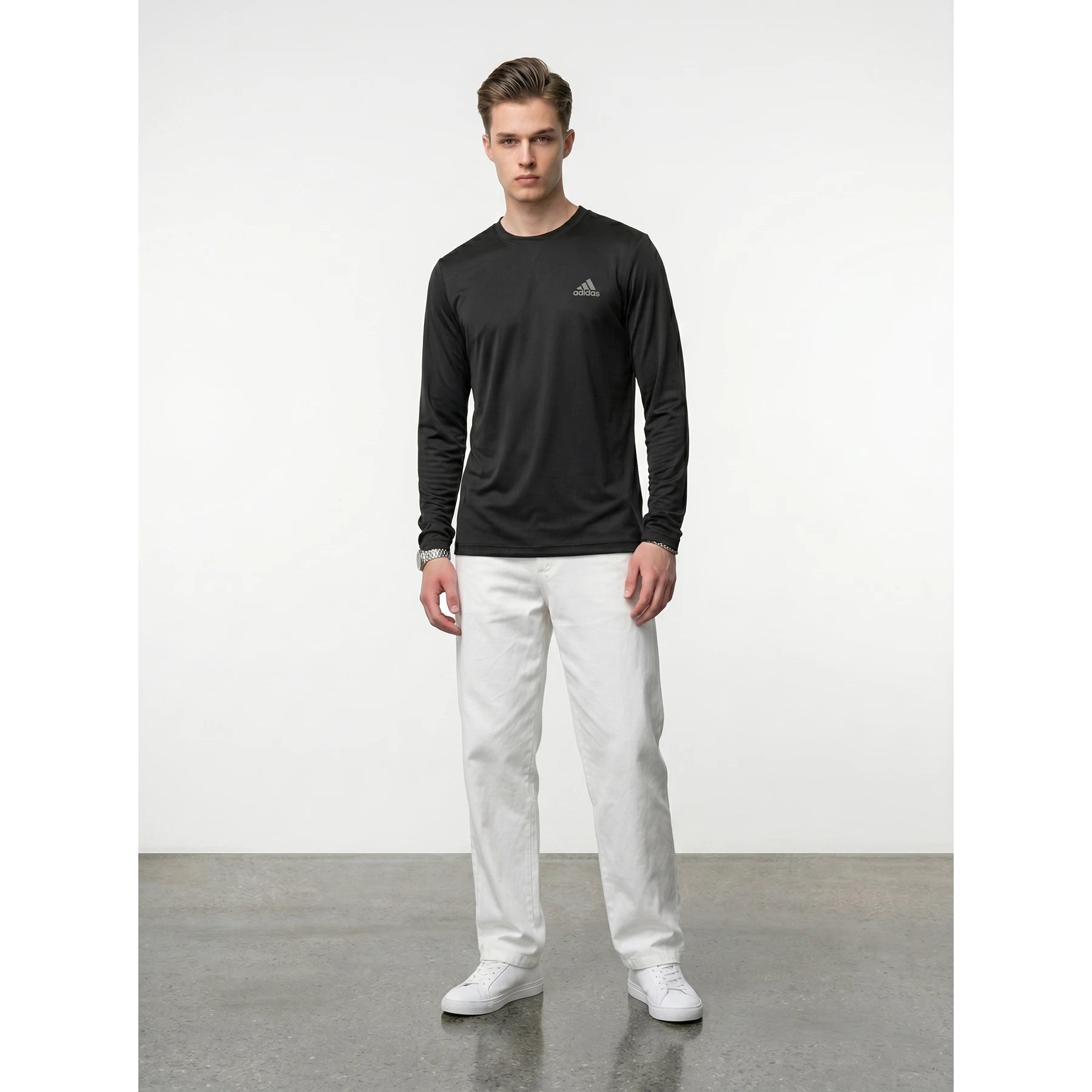 ADS Full Sleeves Dri-Fit Black Tshirt | Montivo Pakistan