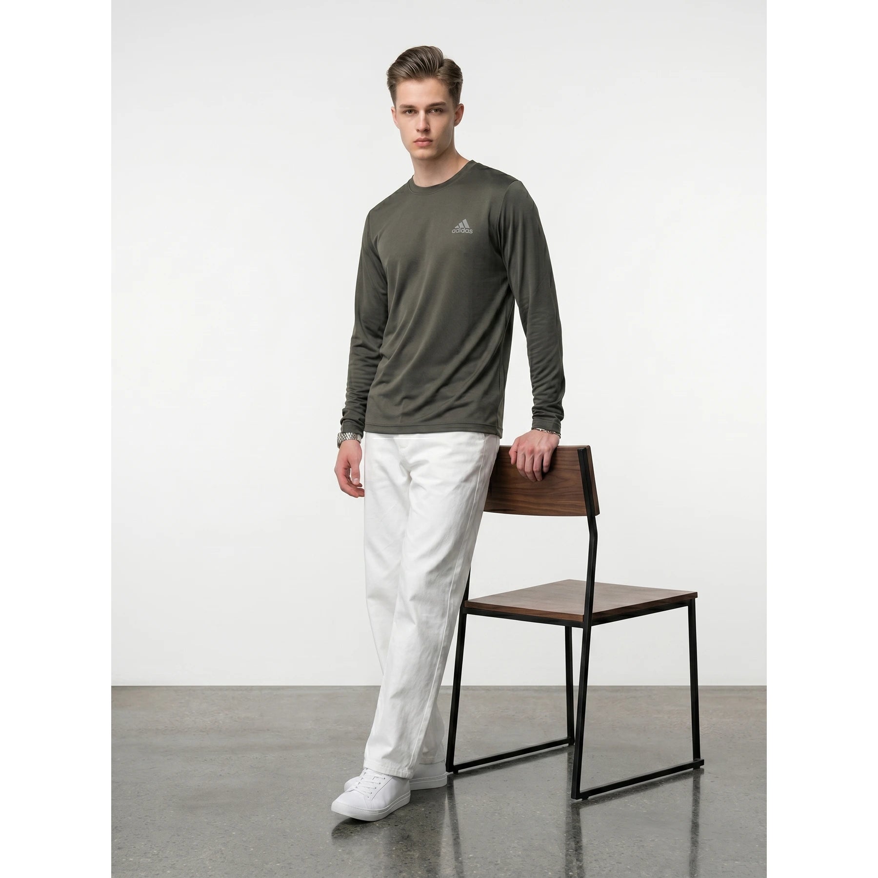 ADS Full Sleeves Dri-Fit Grey Tshirt | Montivo Pakistan