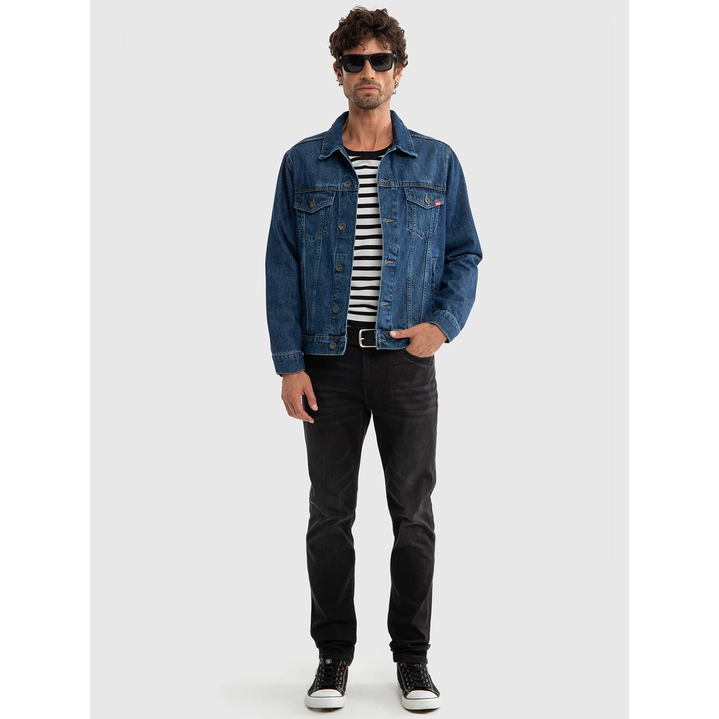 Dark Blue Classic Denim Jacket | Montivo Pakistan