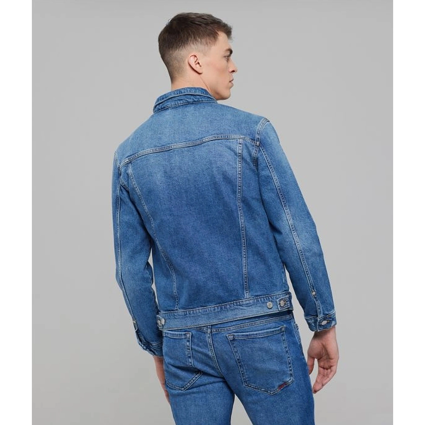 Regular Fit Blue Denim Jacket | Montivo Pakistan