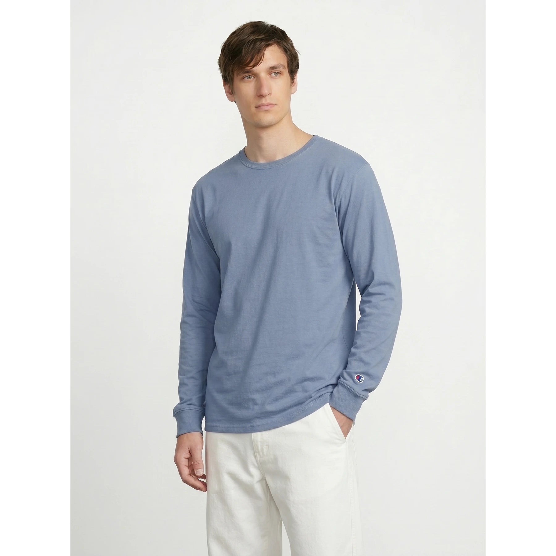 Light Blue Long Sleeves Tshirt | Montivo Pakistan