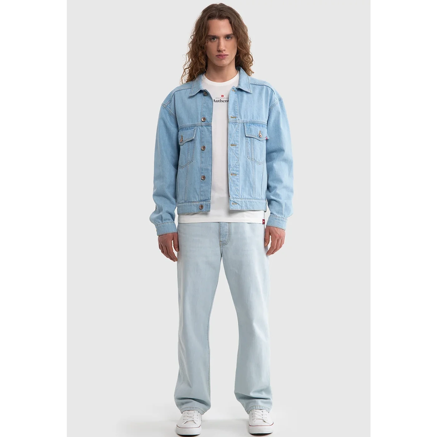 Light Ice Blue Denim Jacket | Montivo Pakistan