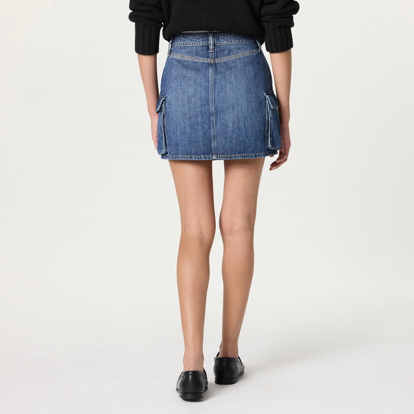 Blue Cargo Mini Skirt | Montivo Pakistan