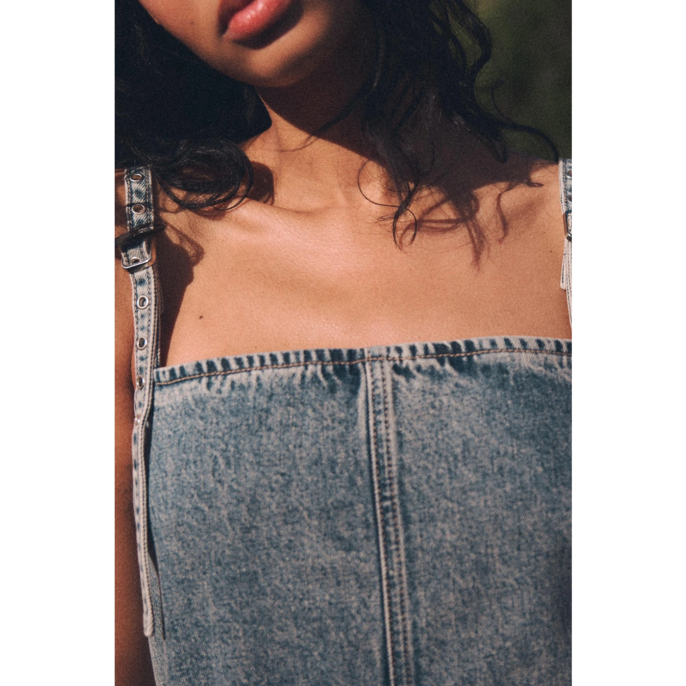 ZR Blue Denim Dress | Montivo Pakistan