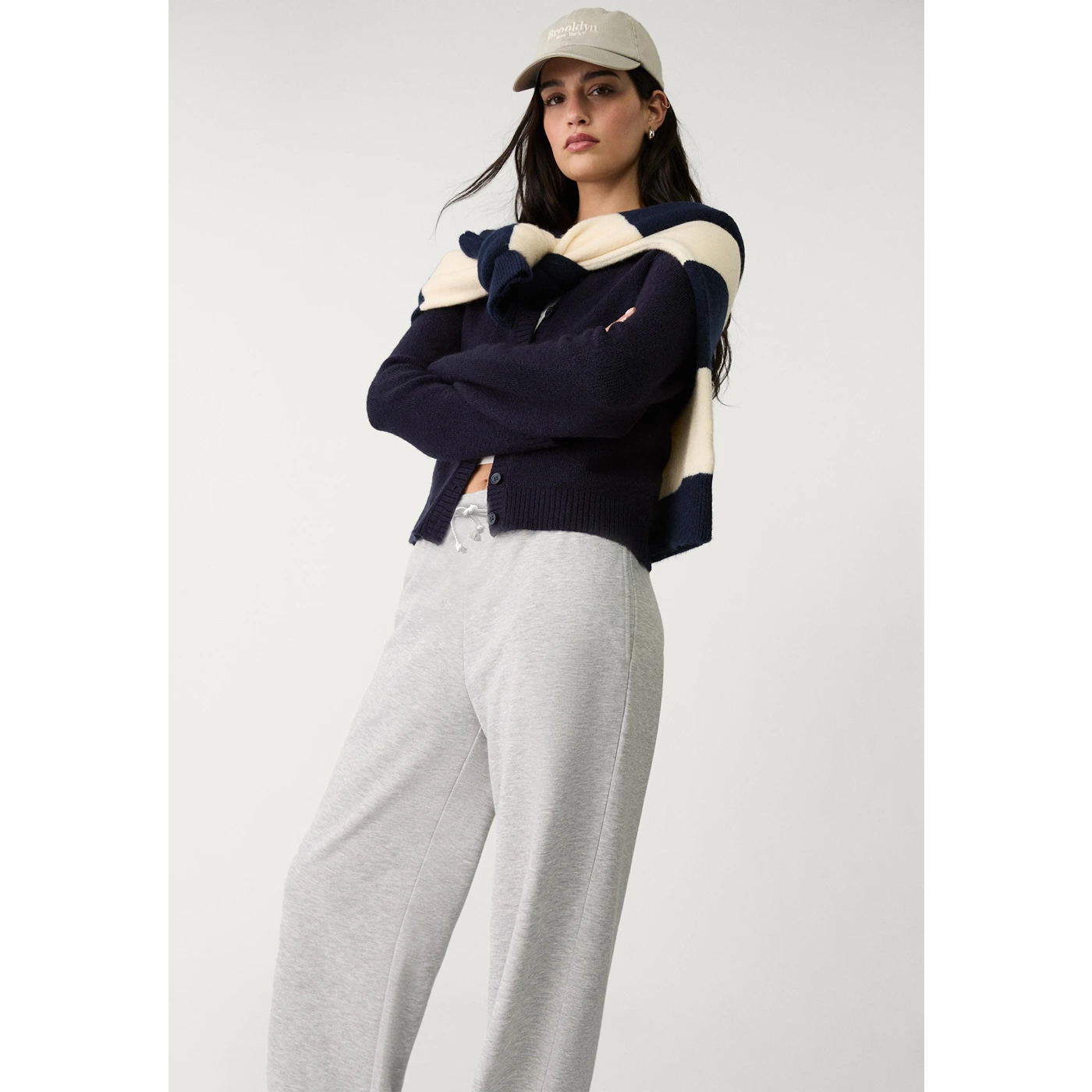 Grey Wide Leg Trousers | Montivo Pakistan